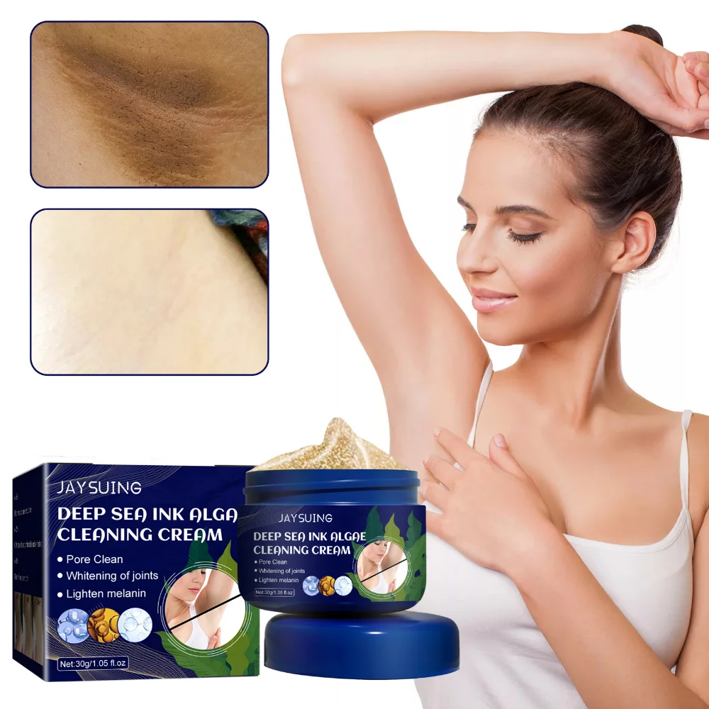 

Deep Sea Kelp Cleansing Whitening Cream Whitens Skin Reduces Melanin Massages Body Exfoliates Skin Underarm Knee Buttocks Care