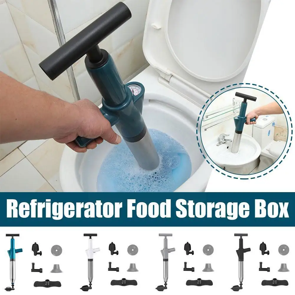 

Toilet Clogged Unclogging Device Pipe Plunger High Drain Dredge Shower Bath Plunger Clog Bathtub Sink Toilets Pressure Bath N4G8