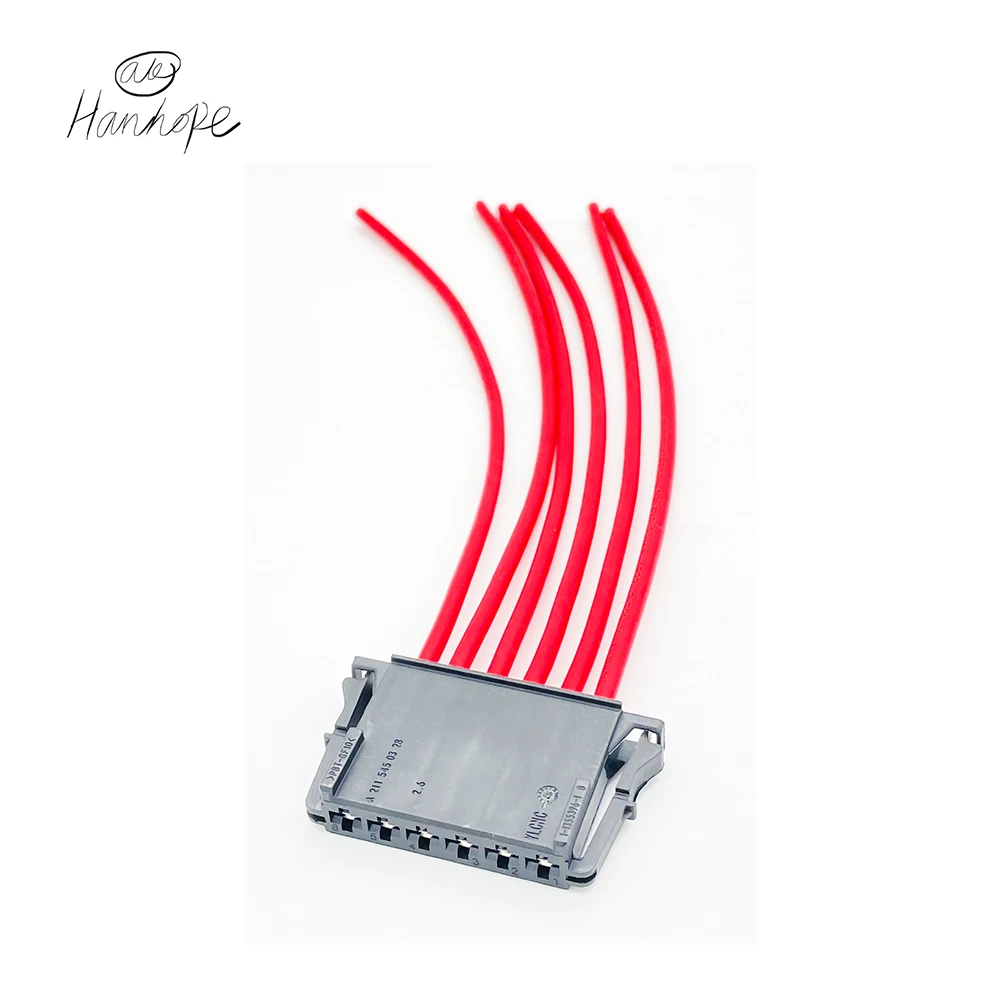 

6-контактный кабельный разъем, жгут проводов для Mercedes Benz, разъем заднего фонаря, розетка заднего фонаря, 6-контактная вилка