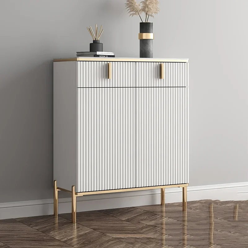 Космическая гостиная шкафы для обуви подставка полка роскошные деревянные полки