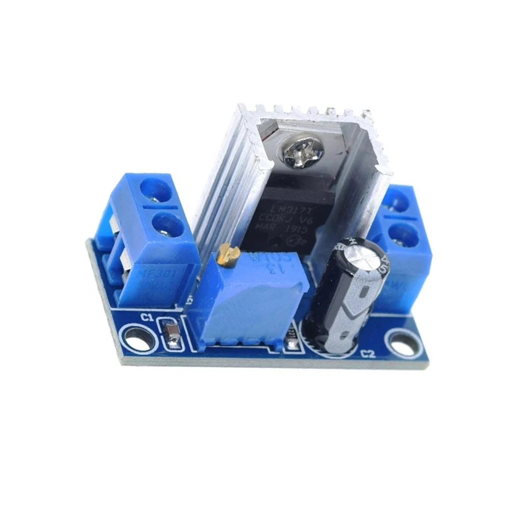 

LM317 DC-DC Adjustable Regulated Power Supply Panel Converter Module Step Down Circuit Board Linear Regulator
