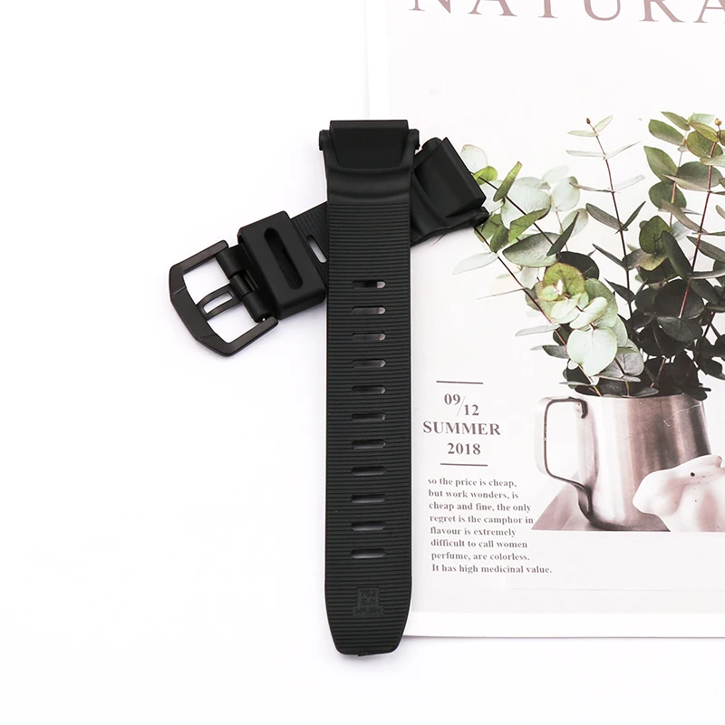 Resin strap suitable for Casio PRG-130 PRW-1500 3132 3135 Mountaineering series sports strap watch accessories