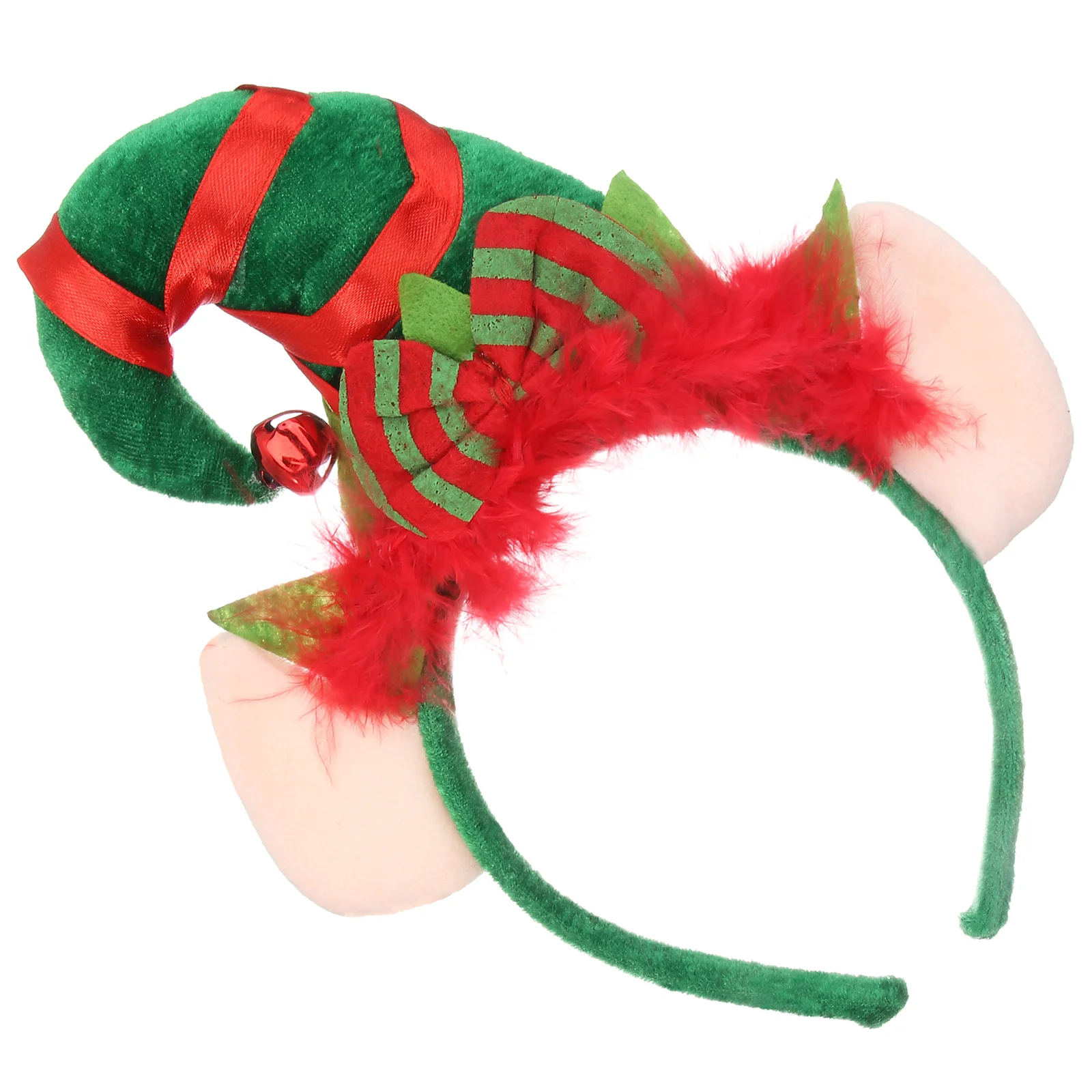 

Christmas Headwear Red Headband Elf Hat Headdress Hairband Costume Accessory Child Kids Clothes