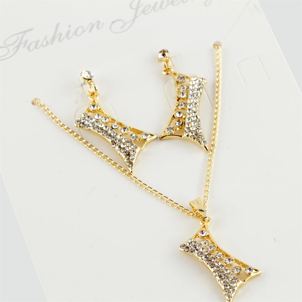 

Trend new season stone Set necklace fashion chain jewelry accessories for women earrings bracelet ring for kids gift beads