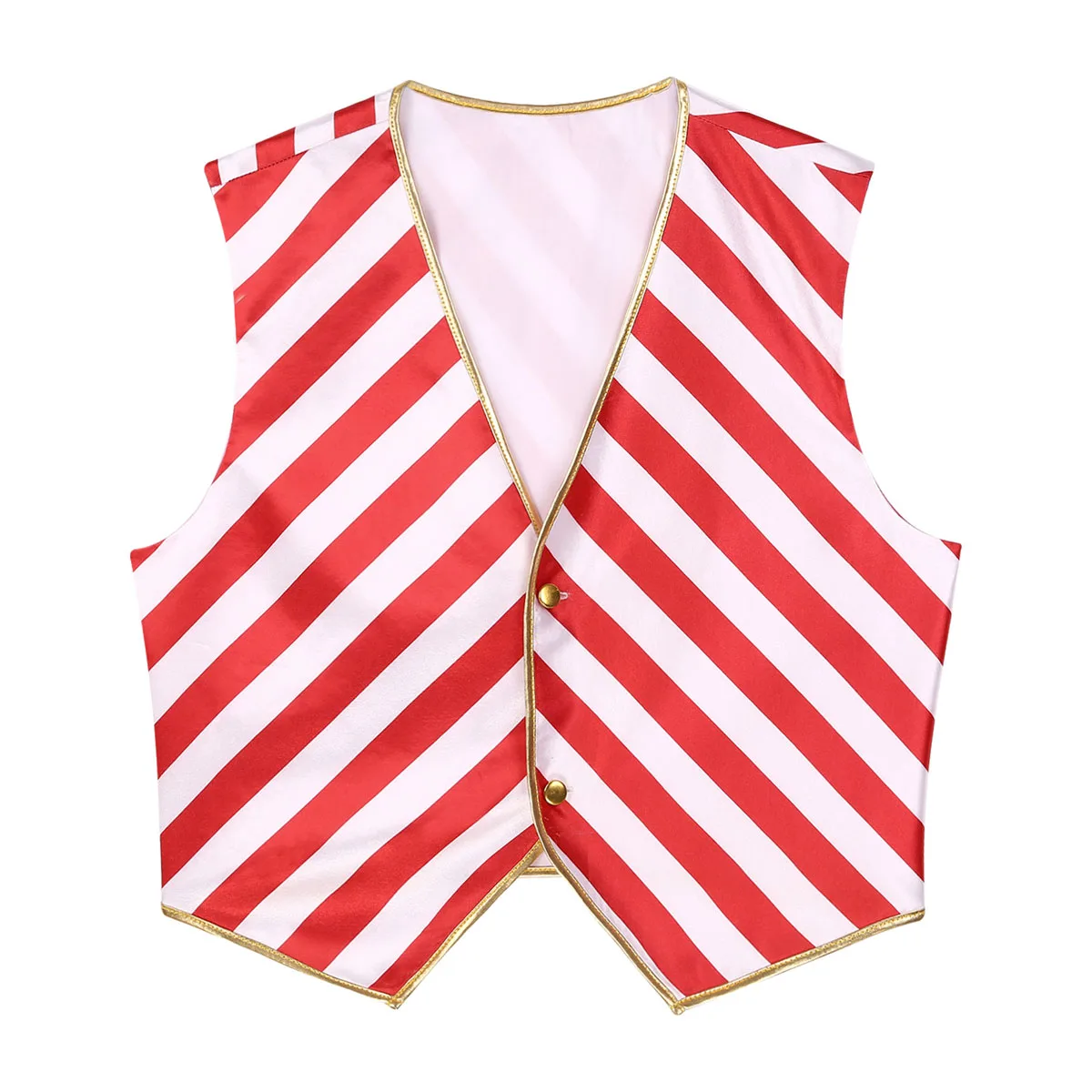 Мужские рождественские костюмы в полоску с конфетами Санта-Клаус косплей