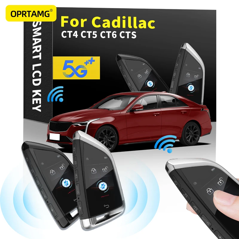 

Car Smart Remote Control Key LCD Display for Keyless Smart Key For Cadillac CT4 CT5 CT6 CTS 2000 2001-2018 2019 2020 2021 2022