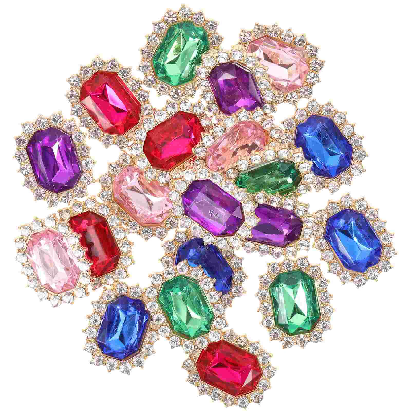 

20 Pcs Headgear Shoe Clip Decked Accessories Korean Version Clips Brides Alloy Shoelace Charms