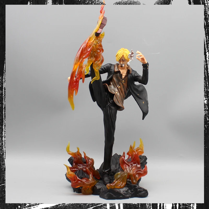 

One Piece Anime Figure 36cm Sanji Action Figurine PVC Statue Standing Model Toy Room Decoration Toys For Kids Christmas Gift