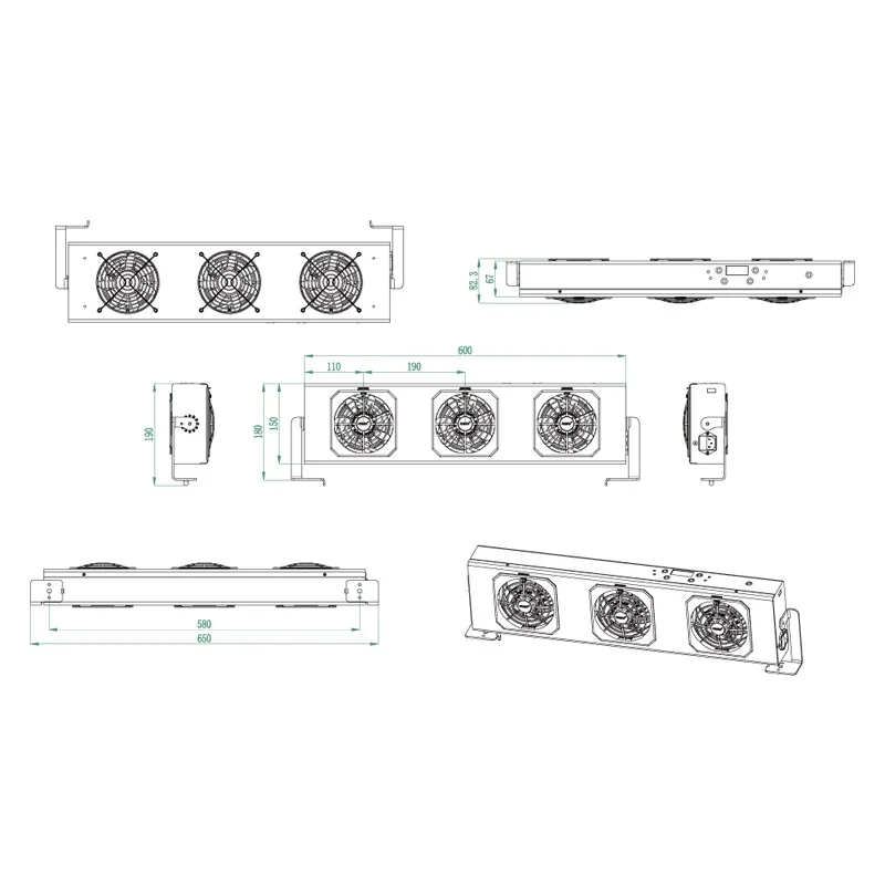 KF-60AR Самоочищающийся вентилятор с статическим управлением Производитель