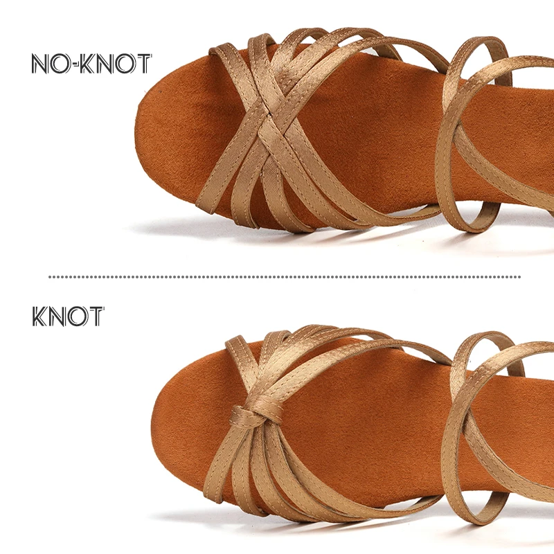 DKZSYIM Girls Latin Dance Shoes Women Low heel Dance Shoes Soft Bottom Ladies Tango Dance Shoes Ballroom Salsa Shoes 4cm heel