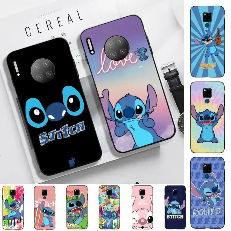 

Cartoon S-Stitch Phone Case For Huawei Mate 10 20 30 40 50 lite pro Nova 3 3i 5 6 SE 7 pro 7SE