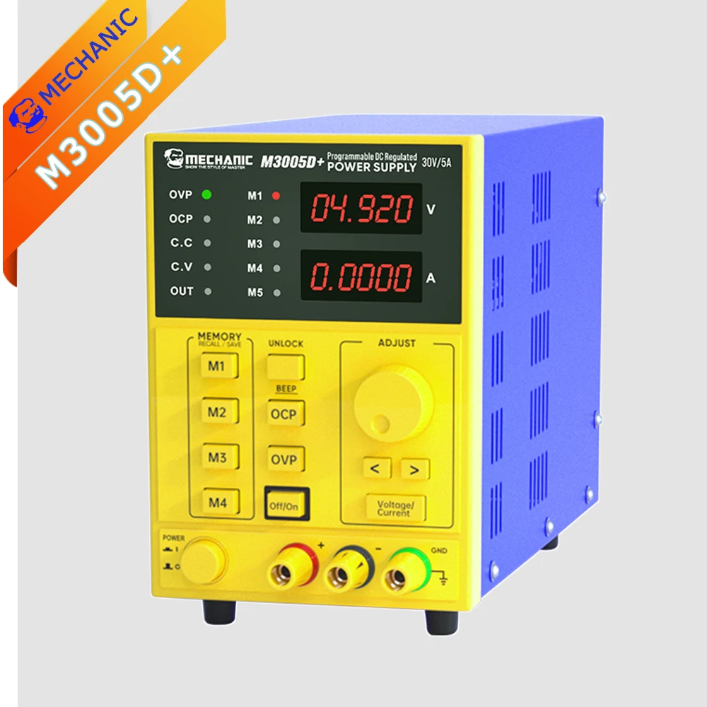 Fonte de Alimentação Mecânico M3005d Mais 30v 5a Display Digital Inteligente Programável Regulador de Tensão Multi-função Ferramenta de Detecção dc