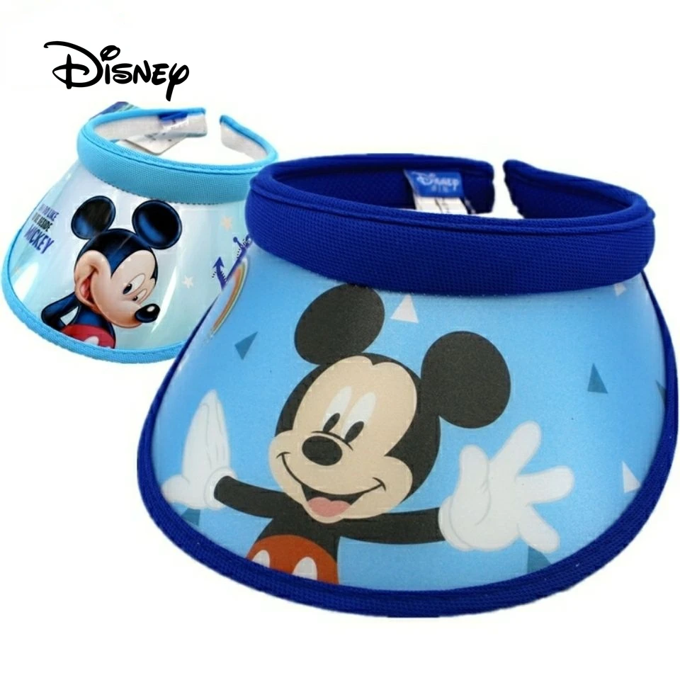 

Disney Children's Anti-UV Hat Girl Boy Sun Hats Kids Cartoon Mickey Sunshade Cap Empty Top Baseball Caps for Outdoor Sport