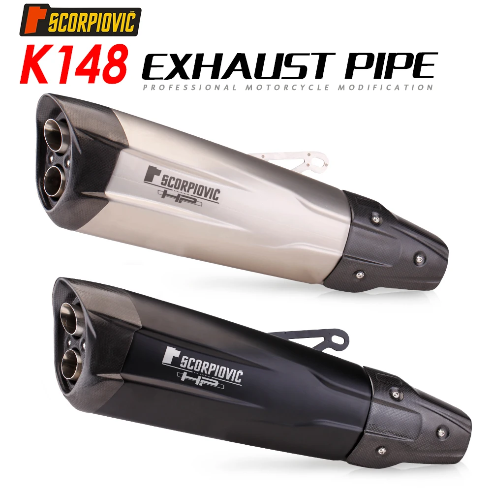 Высокопроизводительная выхлопная труба мотоцикла для Z900 250SR R3 F750GS k148 из