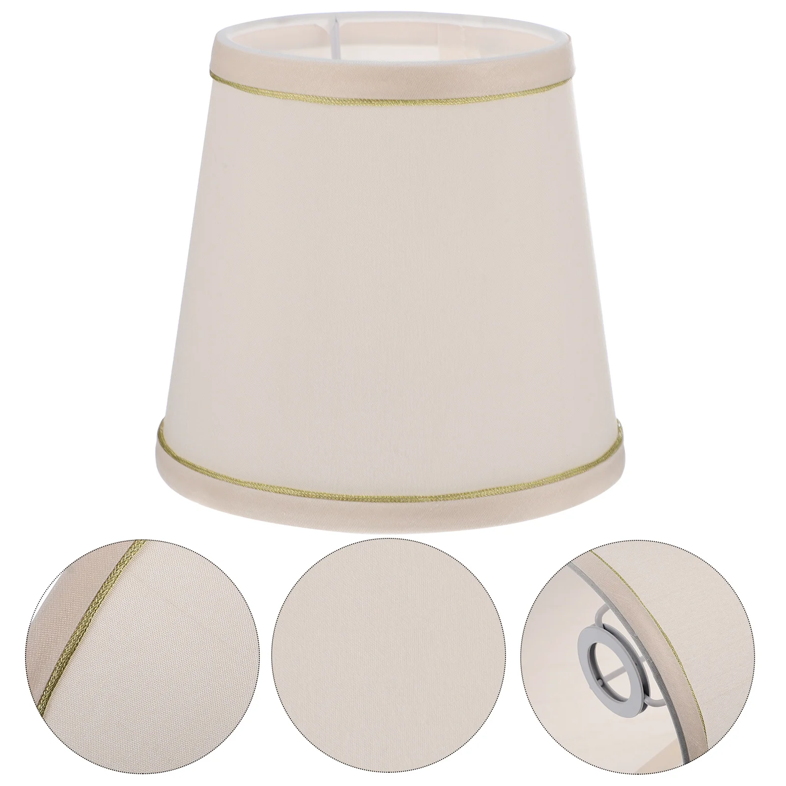 

Lamp Shade Shades Cloth Light Chandelier Coverlampshade Linen Ceiling Candelabra Drum Small Bulbs Fabric Table Burlap Bell