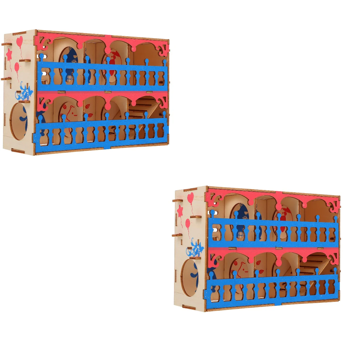 

Maze Toys Toy Wood Hamster Small Pet Wooden Tunnel Animal Hideout Training Puzzle Labyrinth Gerbil Guineahouse Dwarf Rat Chew