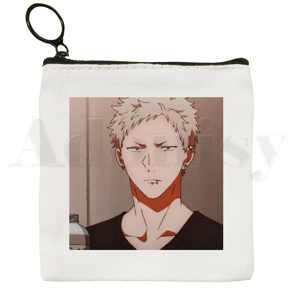 Given Anime Given Yaoi Japanese Manga Mafuyu Music Coin Purse Storage Small Bag Card Bag Key Bag Coin Clutch Bag Zipper Key Bag