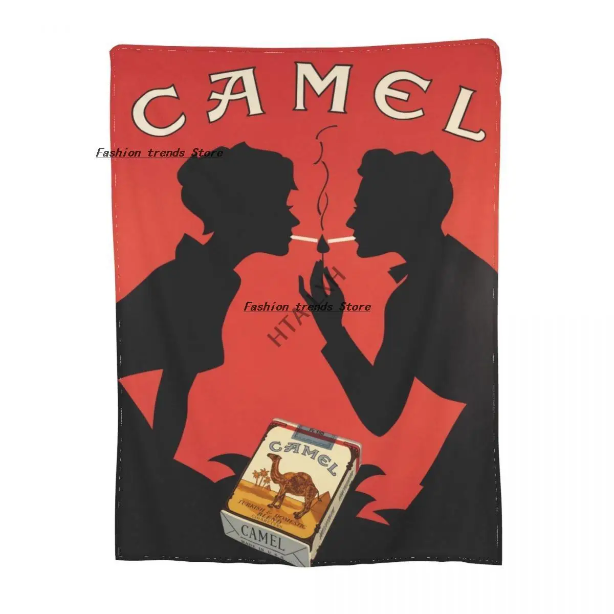 

Vintage poster – Camel – Galerie Sherpa Blankets Ultra Soft Flannel Fleece Throw Blankets for Couch Sofa Bed