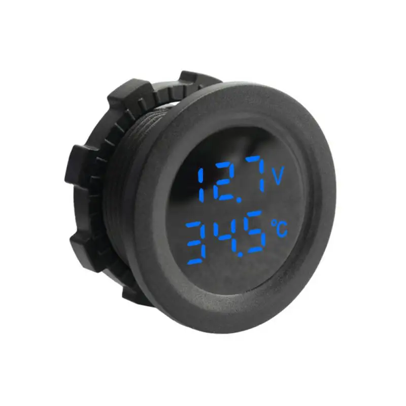 Автомобильный модифицированный измеритель напряжения вольтметр цифровой