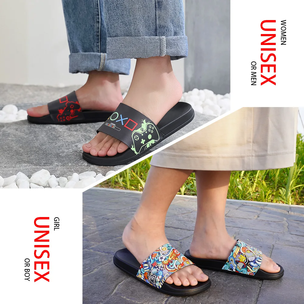 Slide Sandal Women Flip-flops Men Shoes Kids Boy Girl Beach Sneakers Designer Slippers Male Female Summer Origin Home Bathroom