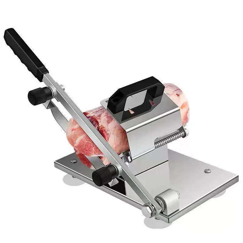 

Mutton Slicer, Household Stainless Steel Small Manual Meat Slicer, Multifunctional Frozen Meat Slicer, Fat Beef Slicer