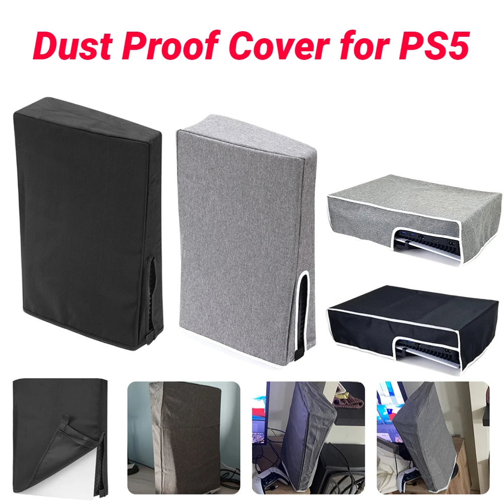

Пылезащитный чехол для игровой консоли PlayStation 5, горизонтальный/вертикальный пылезащитный чехол для Sony PS5, защитный чехол для хоста