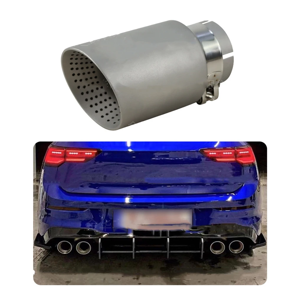 Бесплатная доставка 1 шт. наконечник автомобильного глушителя из нержавеющей