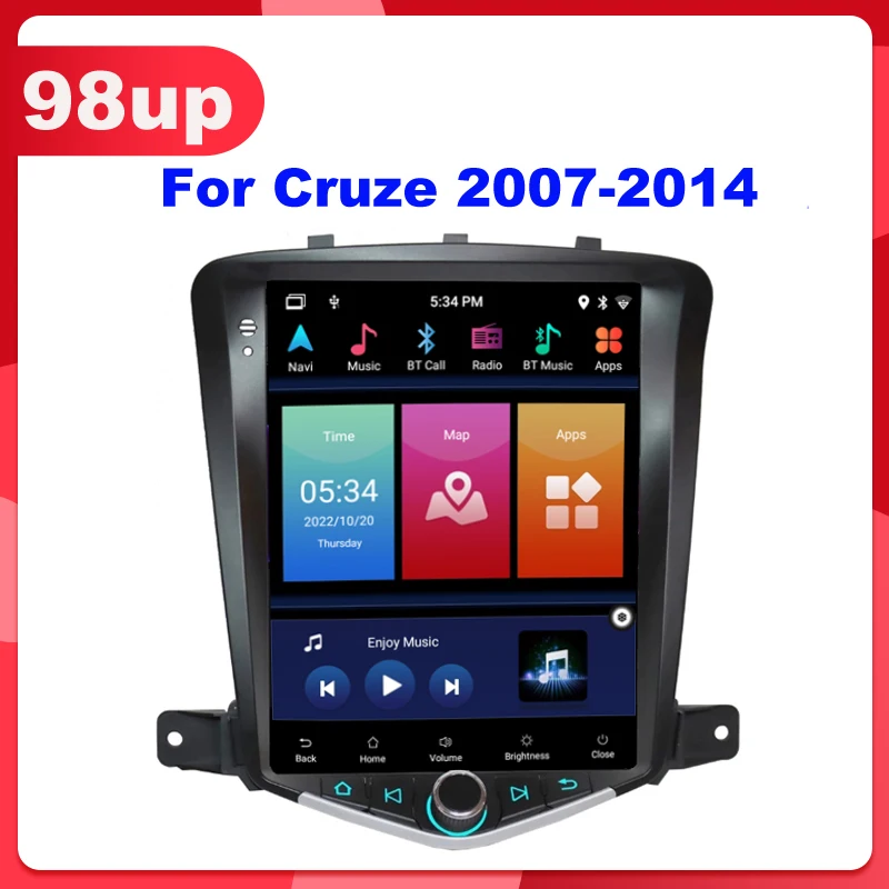 

For Chevrolet Cruze J300 2007-2014 Multimedia Video Player Car Radio Tesla Style Screen Navigation GPS