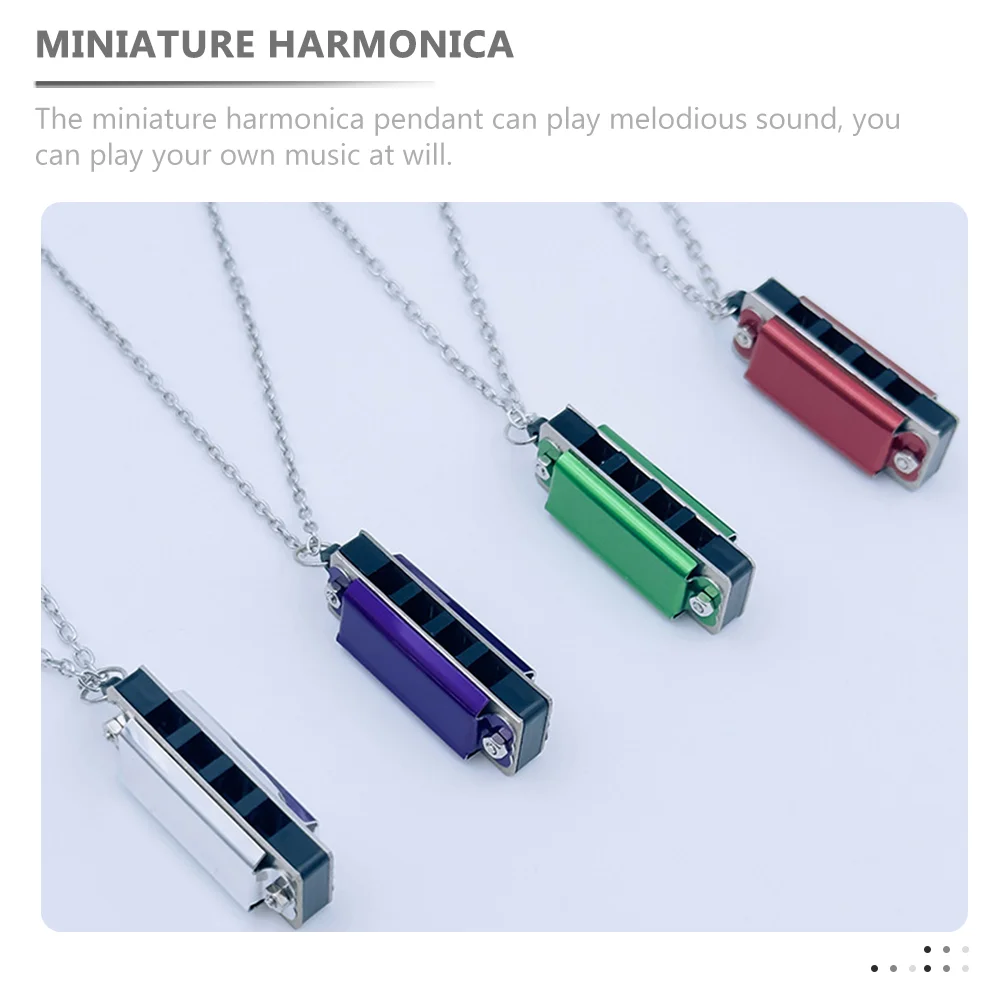 Ожерелье с инструментом губная гармошка для учащихся начальной школы детская