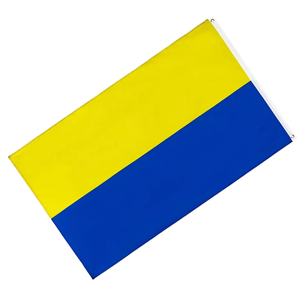 Большой флаг Украины 150x90 см флаг-баннер синий желтый без флагштока домашний офис