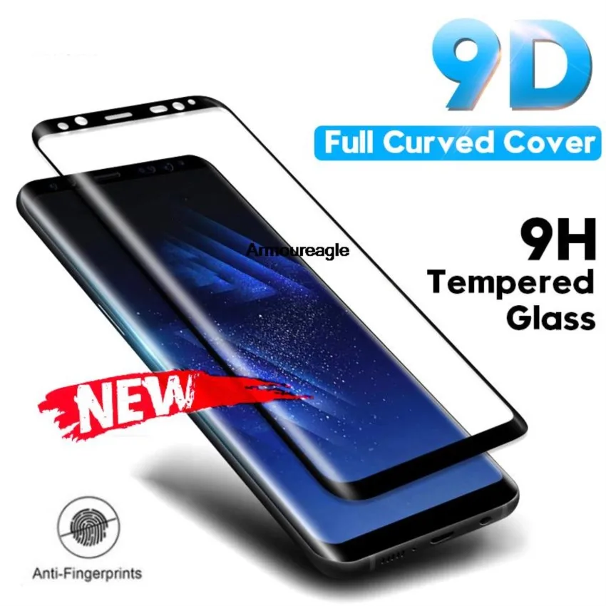 Закаленное стекло 9d для samsung galaxy s8 s9 plus s10 s20 s21 ultra s22 Защитная пленка экрана note 8 9 10 20