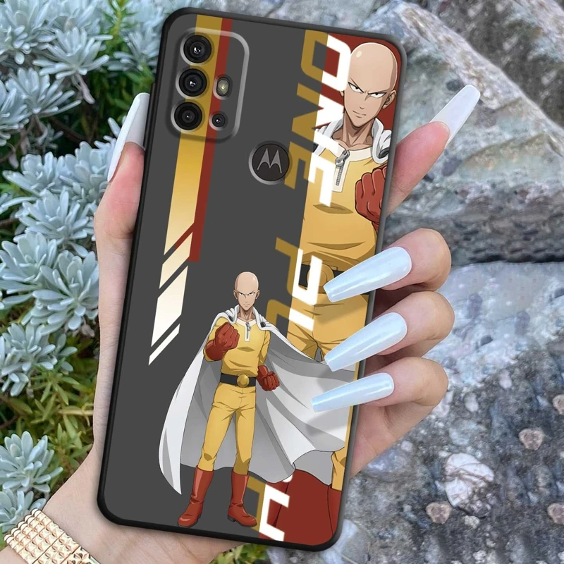 

Чехол для Motorola Moto EDGE 20 30 G60 G51 5G G22 G52 G30 20 Lite G71 One Fusion G200 G31 G9 G8 Plus One Punch-Man Art