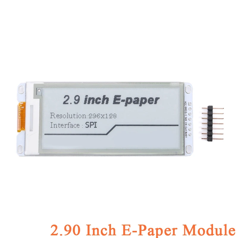 

2.9" 2.90 Inch E-Paper E-Ink Display Screen LCD Black White Color SPI Support Global/Part refresh Diy For Arduino
