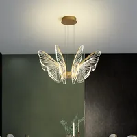 Dining Light Butterfly Chandelier For Dining Table Kitchen Island Lighting Bar Gold Led Chandeliers For Dining Room Bedroom