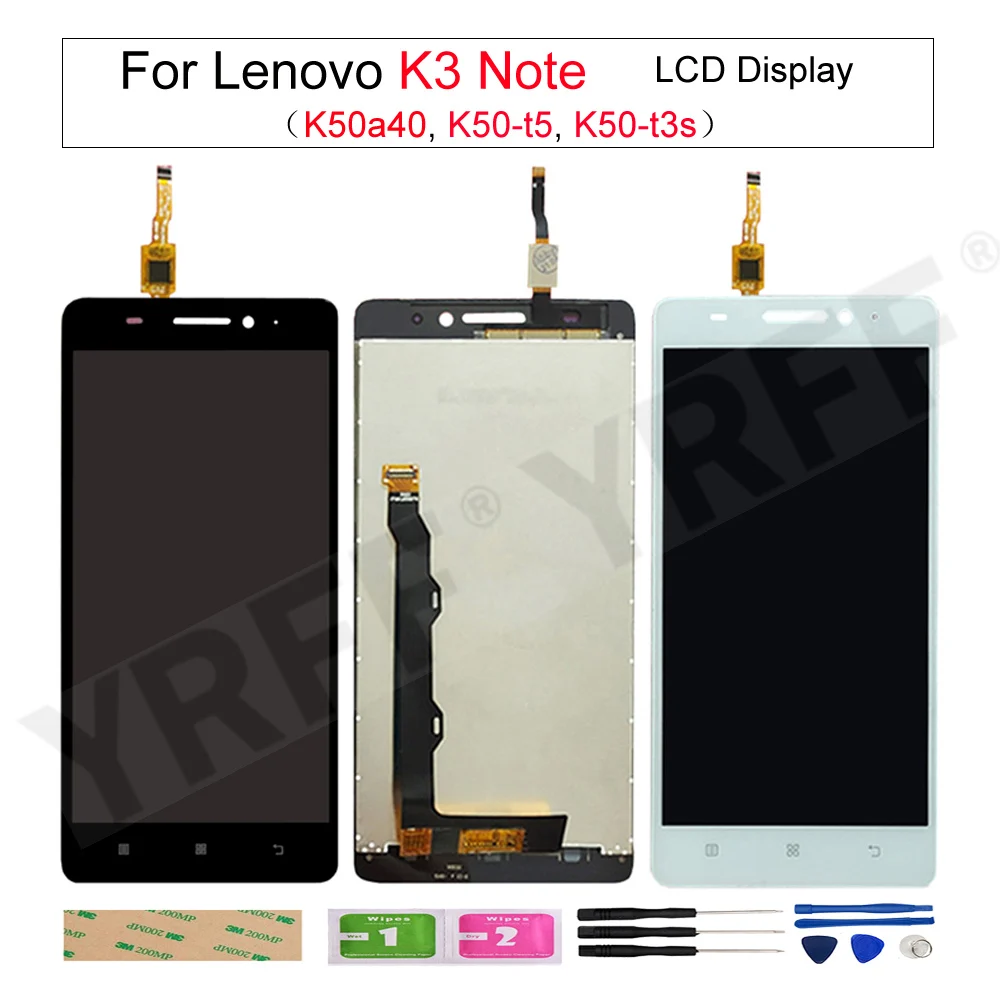 

For Lenovo K3 Note K50a40 K50-t5 K50-t3s LCD Display+Touch Screen Digitizer Assembly For Lenovo A7000 LCD Screens Replacement