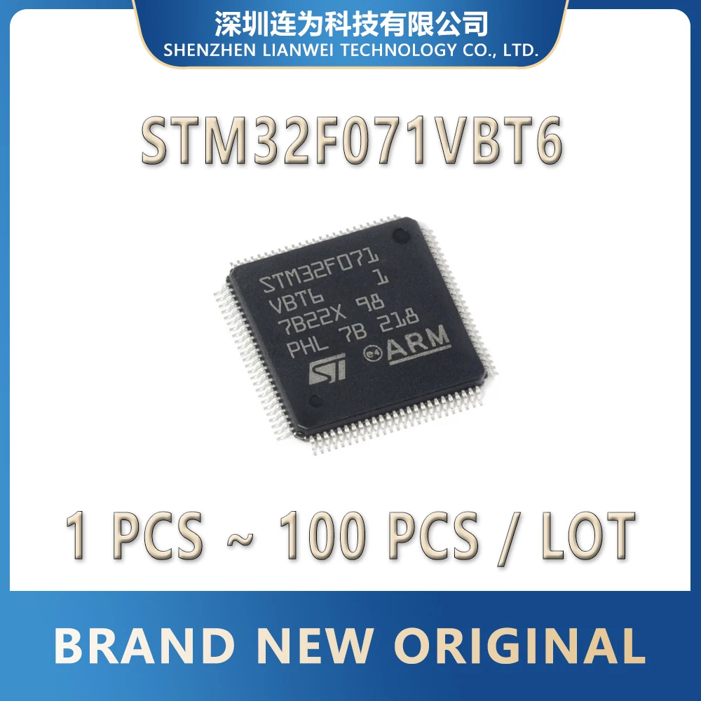 STM32F071VBT6 STM32F071VB STM32F071 STM32F STM32 STM IC MCU Chip LQFP-100