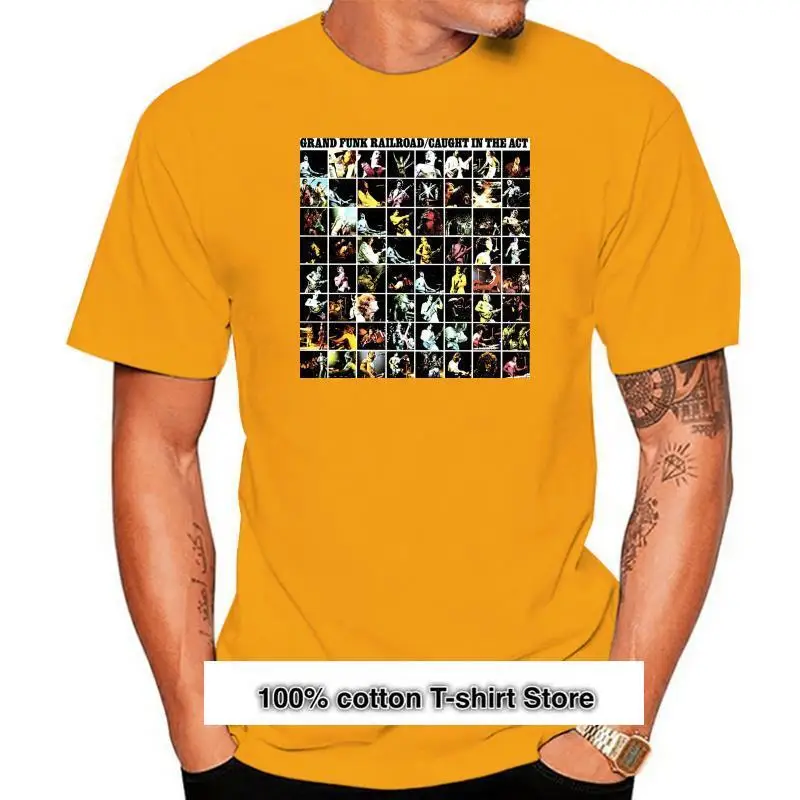 

Camiseta с логотипом Grand Funk, блестящая ткань, превосходное качество