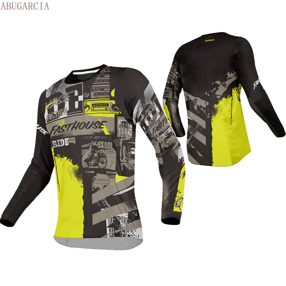 2023 Men's Downhill Jerseys  Mountain Bike MTB Shirts Off Road DH Motorcycle Jersey Motocross Sportwear Clothing Bike