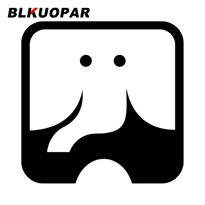 

Забавная наклейка BLKUOPAR в виде головы слона