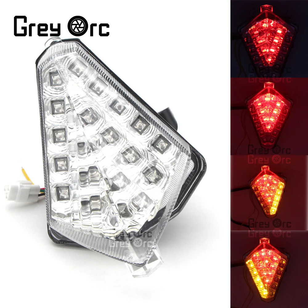 Waase для Yamaha YZF R1 2007 2008 хромированный задний фонарь Тормозные Сигналы поворота