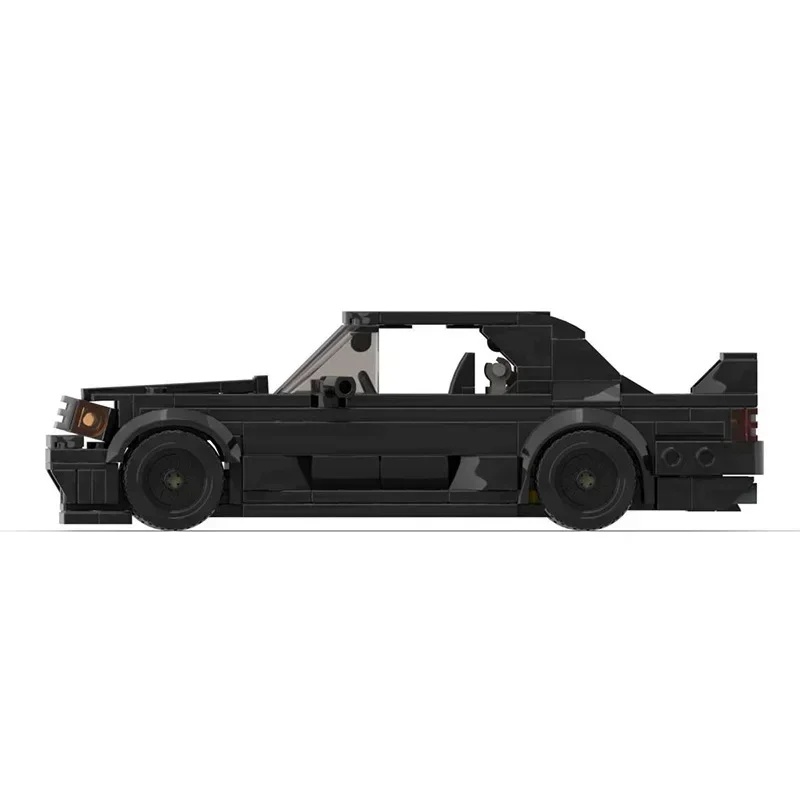 MOC-79676 Speed Series Mercedesed-Benz 190E EVO II Строительные блоки Городской чемпион Гонки Суперкар