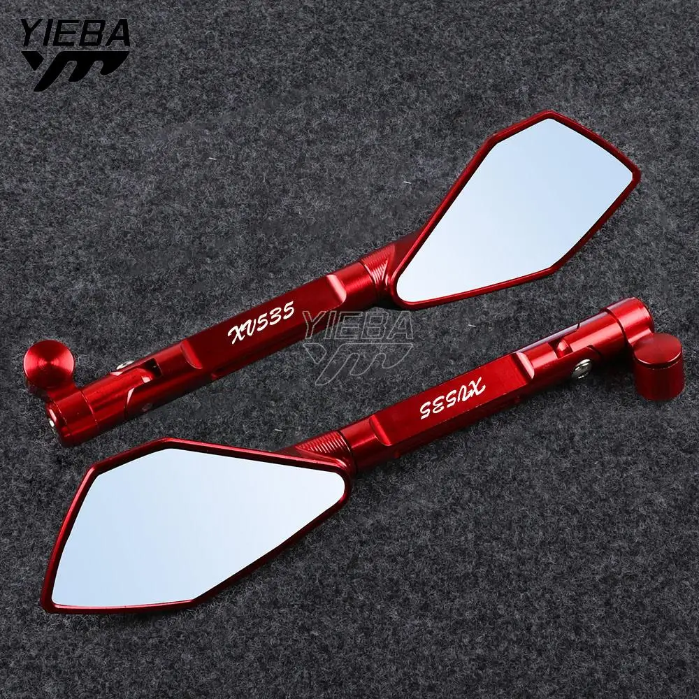 

For YAMAHA XV535 XV 535 VIRAGO XV 700 XV700VIRAGO 1984 1985 1986 1987 Universal Motorcycle aluminum Mirror Rearview Side Mirrors