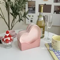 Тарелки в форме сердца#3