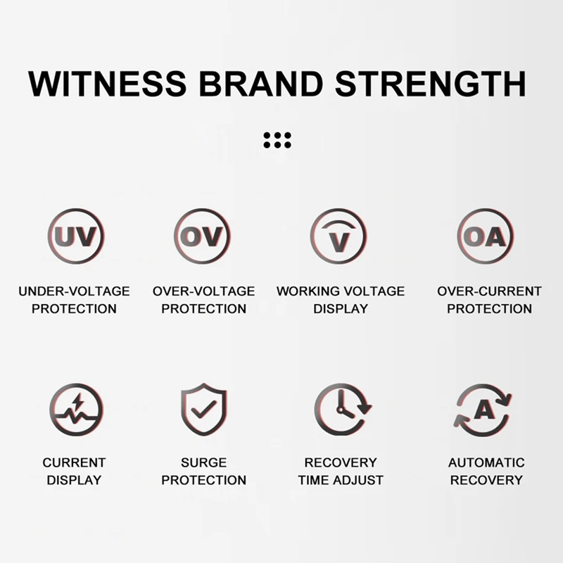 Розетка TOMZN для защиты от переменного тока 110 В 220 16 А