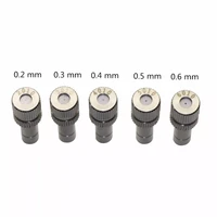 50pcs 6mm misting nozzle 0 10 8mm quick connect metal nozzle garden atomization irrigation sprinkler cooling landscaping nozzle