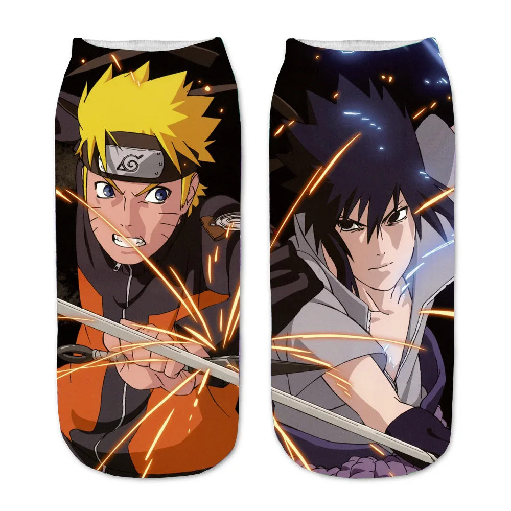 

Носки женские короткие тонкие с мультяшным аниме, цветные хлопковые, повседневные короткие чулки для весны и лета