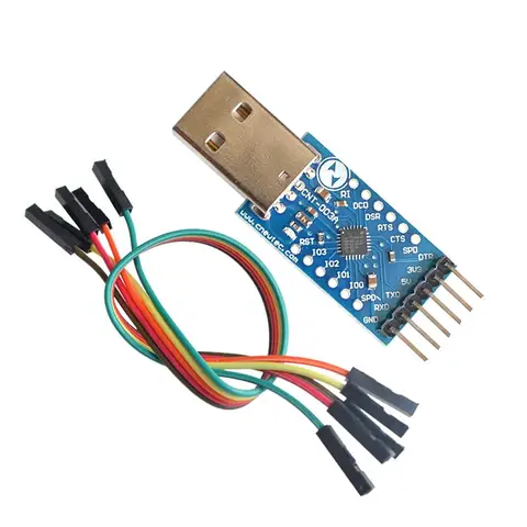 1 шт. USB 2,0 в TTL UART 6PIN модуль последовательного преобразователя CP2104 для STC PRGMR замена CP2102 с кабелями Dupont