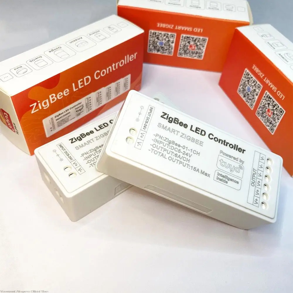 Светодиодный контроллер Zigbee с Wi-Fi одноцветная Светодиодная лента RGB RGBW RGBCCT умный