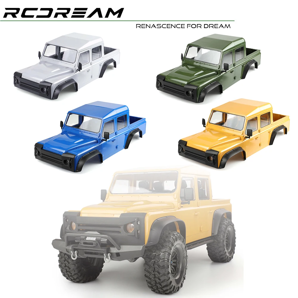

Автомобильная оболочка RCDream RD110 для пикапа, кузова автомобиля, колесная база 324 мм для 82056-4 1/10, аксессуары для радиоуправляемого гусеничного автомобиля