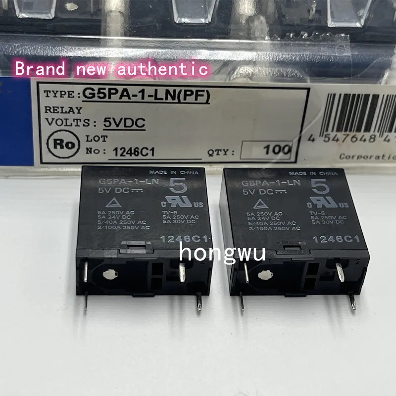 100% оригинал, новинка, 2 шт. Φ реле 5A 4pin